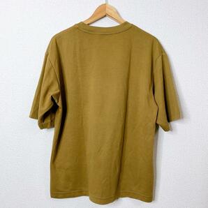 【美品】UNIQLO AIRism ユニクロ ビッグシルエット L エアリズムコットンオーバーサイズTシャツ ゆったり カジュアル メンズ さ51の画像3