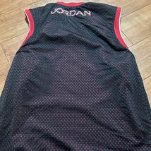 JORDAN リバーシブルメッシュベスト　赤黒　サイズL相当_画像7