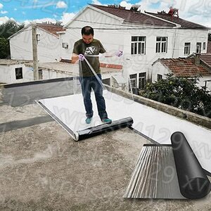 強力防水シート - がして貼るだけ 断熱防水 万能止水テープ 屋外・屋上・屋根使用可能 幅1m×厚さ1.5ｍｍ (10m)