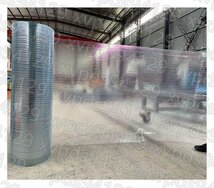 透明アクリル板 ポリカーボネートシート 温室カバー ガラス交換用 ドア カーポート 日よけ キャノピー 飛散防止 1.2mm 1x20m_画像4