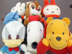 #157[. bargain ] explanatory note obligatory reading ** soft toy 6 piece . summarize Pooh Miffy Snoopy Goofy Donald Dale **