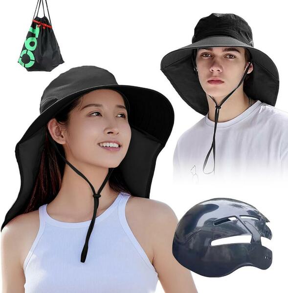 帽子型 ヘルメット UVカット キャップ レディース サイクリング 紫外線対策