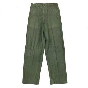 60s W30 Vintage military Army OG107 pants 米軍 ベトナム戦争 ベイカー パンツ ミリタリー ビンテージ　Trousers Vietnam War Field