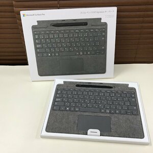 ☆良品/中古品☆ Microsoft 8X6-00079 Surface Pro スリム ペン2付き Signature キーボード プラチナ