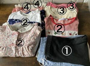  baby clothes short sleeves long sleeve leggings 80 size 