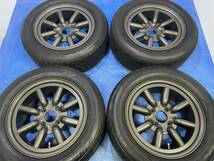 ■希少サイズ美品WATANABEワタナベRS8RS-8_14x6J+16_100/4_BS185/60R14ロードスターNA6NA8NB6デミオヴィッツマーチフィットノートキューブ_画像1