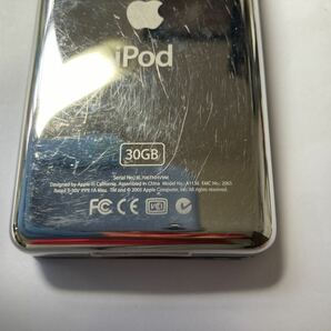 iPod classic 最高音質5世代 HDD30GB→SSD128GB&バッテリー交換済み 共に新品 画面とホイールに保護フィルム貼り付け済の画像5