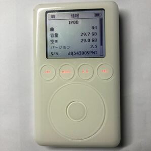 iPod （Classic ）第3世代 a1040 HDD20GB →コンパクトフラッシュ32GB に載せ替え　iTunes動作確認済み　本体のみ　バッテリー元気