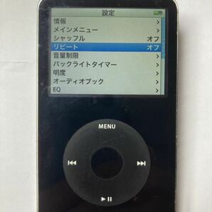 iPod Classic 5.5世代 歴代最高音質 30GB 動作確認済みiTunes同期OK 新品バッテリー交換済みの画像3