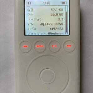 iPod (classic)第三世代　 A1040 HDD 40GB 中古バッテリー交換済　iTunes同期動作OK 本体のみ