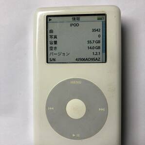 iPod photo (classic)4世代　HDD60GB 新品バッテリー交換済み　動作確認済み　a1099 本体のみ