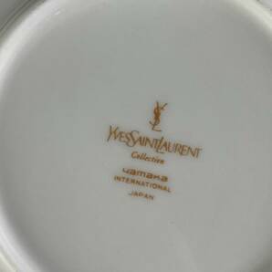 おそらく未使用 ブランド洋食器 イブ・サンローラン お皿 プレート ５枚おまとめ YSL Yves Saint-Laurent 白食器 キッチン 料理/t39cの画像9