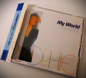 （送料無料 廃盤 中古CD）SOPHIE / My World（全9曲）KISSまで待てない～マイ・ワールド / ソフィー ユーロビート ビクター