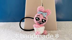 Art hand Auction Handmade amigurumi★Hair ties & straps★Panchu rabbit style, toy, game, stuffed toy, Amigurumi