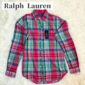 【極美品】 ラルフローレン マドラス チェック シャツ 大きいサイズ タグ付き ネルシャツ 長袖シャツ Ralph Lauren