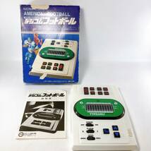 【動作確認済・箱説付】エポック社 マイコン ゲーム デジコム フットボール 昭和 当時物 レトロ _画像1