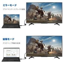 HDMI-VGA 変換ケーブル vga hdmi 変換アダプタ ホワイト_画像5