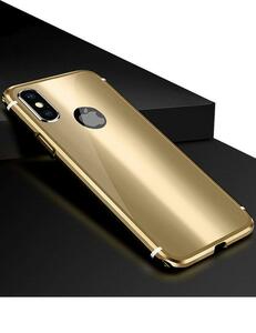 iPhone Xs Max メタルバンパー ケース 高品質アルミ製 GOLD