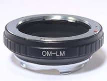 レンズ マウント アダプター オリンパス OMマウント レンズ → ライカ Mマウント 変換 Olympus OM - Leica M 中国製_画像1
