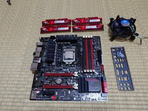 【動作確認済み】ASUS Maximus V GENE(intel Z77) + Core i7 3770K（BOX版） + リテールファン+メモリ16GB （4GB×4枚）セット