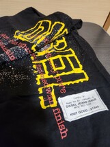 DIESEL●Tシャツ　ブラック●ディーゼル　M~L 黒 半袖Tシャツ　ヴィンテージ_画像7