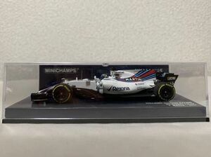 ◆激レア！未展示 & 未開封品! 1/43ウィリアムズ マルティニ Mercedes FW40 シャークフィン#19 F. マッサ2017年 本戦仕様