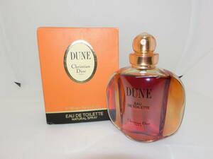 クリスチャン・ディオール　Christian Dior　DUNE　EAU DE TOILETTE デューン オードトワレスプレー　100ml　残多