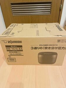 新品 未使用品 象印マホービン NW-YA10 圧力IH炊飯ジャー 極め炊き 5.5合 ブラック ZOJIRUSHI 炊飯器 本体