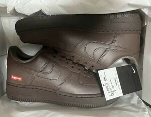 27.5cm　SUPREME　NIKE AIR FORCE 1 LOW SP BROWN　シュプリーム ナイキエアフォース 1 ナイキ　ブラウン 茶色