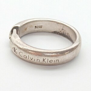 杉本3月No.153 アクセサリー リング Calvin Klein カルバンクライン Silver 925 総重量約6.7g 約16号 ブランドアクセサリー