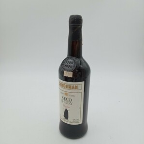 杉本3月No.90 未開封品 お酒 ワイン SANDEMAN SECO DRY FINO 75cl 17% アルコール 古酒の画像1