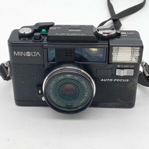 杉本3月No.121 カメラ MINOLTA ミノルタ AF-D 動作未確認 コンパクトフィルムカメラ ブラック 光学機器 HImatic 