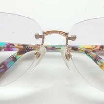 杉本3月No.259 ファッション 眼鏡 メガネ Yves Saint Laurent イヴサンローラン YSL アイウェア ブランド小物 _画像7