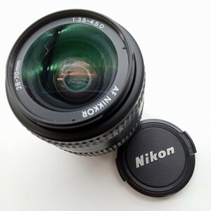 夏本3月No.164 カメラ レンズ Nikon ニコン 28-70mm 1:3.5-4.5 動作未確認 一眼レフ ブラック 