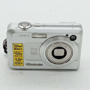 夏本3月No.4 カメラ CASIO カシオ EXILIM エクシリム EX-Z750 動作未確認 シルバー バッテリー付属 コンパクトデジタルカメラ