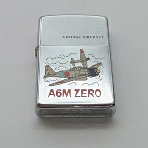 夏本3月No197 ライター ZIPPO ジッポー オイルライター 着火未確認 喫煙具 喫煙グッズ シルバー系 飛行機 AIRCraftの画像1