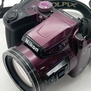 北山3月No 57 カメラ Nikon ニコン Coolpix クールピクス B500 動作未確認 パープル ケース付き コンパクトデジタルカメラの画像7