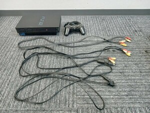 杉本3月No.214 ゲーム機 SONY ソニー PlayStation2 プレステ 通電確認済み 動作未確認 ブラック 家庭用ゲーム機