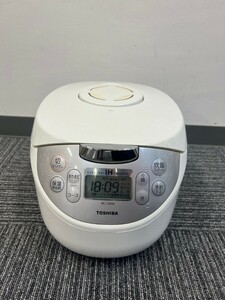 杉本3月No.69 炊飯器 TOSHIBA 東芝 IHジャー炊飯器 RC-10HK 通電確認済み 動作未確認 ホワイト キッチン家電 調理器具 