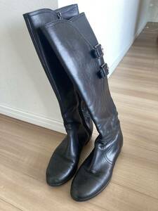 【美品】送料無料 ダイアナ DIANA ロングブーツ 22cm 黒 ブラック 靴 使用少ない