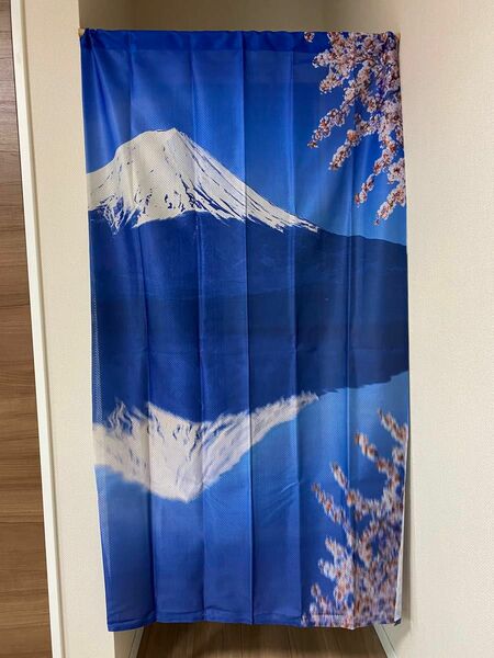 のれん85×150cm富士山　桜