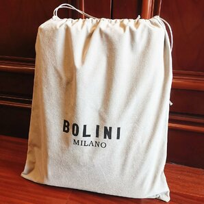 最高級逸品20万◆イタリア・ミラノ発*BOLINI/ボリニ・最上級牛革・クロコダイル*ビジネスバック/ブリーフケース・紺の画像10