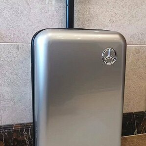 新品※Mercedes-Benz・メルセデス・ベンツ*軽量オリジナル※ダイヤルロック・スーツケース*機内持ち込み*旅行*出張・キャリーケース・銀の画像4
