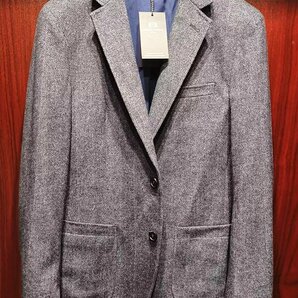 最高峰20万◆イタリア*ローマ発*ROBERT CAVANI/ロベルトカバーニ*最上級・100% virgin wool/千鳥格子*テーラードジャケット・48/Lの画像1