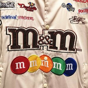 限定品※定価8万◆イタリア・ローマ発*ROBERT CAVANI/ロベルトカバーニ・m&m's*豪華刺繍・ワッペン・スタジアムジャンパー/Sサイズの画像8