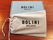 最高峰逸品*イタリア製※定価18万◆イタリア・ミラノ発*BOLINI/ボリニ・最上級牛革・クロコダイル*ラウンドファスナー 長財布・紺_画像9