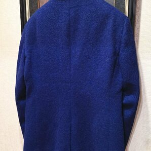 今節※最上級EU製7万◆イタリア*ミラノ発*BOLINI*高級セレブdesigner* ネイビー・イタリアン高品質wool テーラードジャケット46/Mサイズの画像10