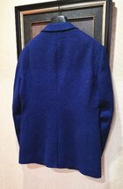 今節※最上級EU製7万◆イタリア*ミラノ発*BOLINI*高級セレブdesigner* ネイビー・イタリアン高品質wool テーラードジャケット46/Mサイズ_画像10