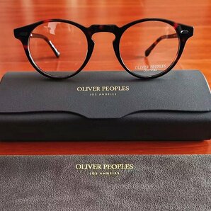 高級*イタリア製★「OLIVER PEOPLES/オリバーピープルズ」伝説の大人気作・OV5186・ボストン・鼈甲・メガネフレームの画像2