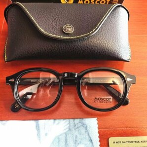 名作モデル☆新品☆ MOSCOT モスコット LEMTOSH レムトッシュ ウェリントン眼鏡 メガネ ・ジョニーデップ愛用モデル・黒の画像5